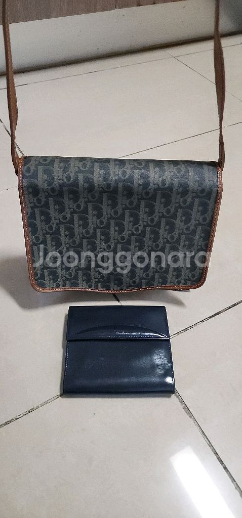 크리스찬디올 빈티지 크로스백/ 클러치백--8