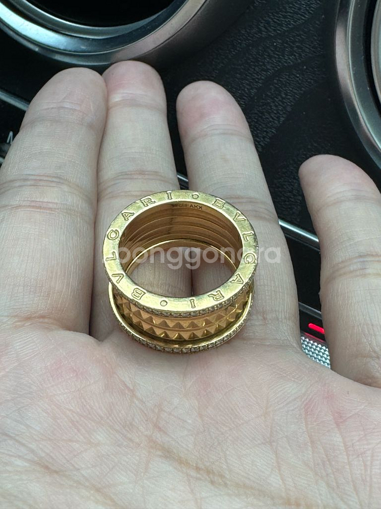 불가리 비제로원 락4밴드 다이아 파베세팅--1