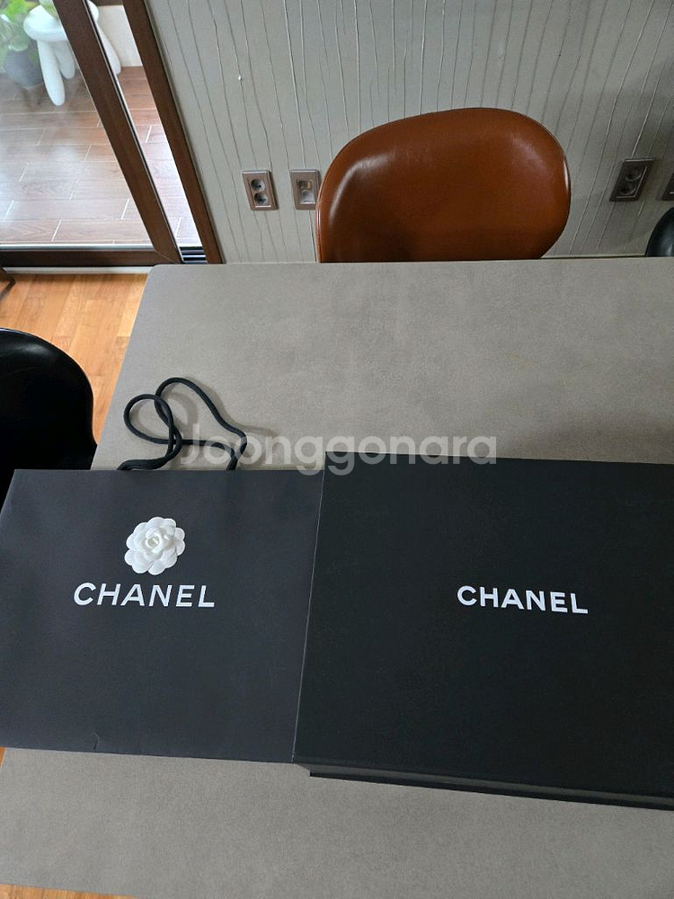 샤넬 도빌백 네이비 스몰 사이즈 정품 팝니다--0