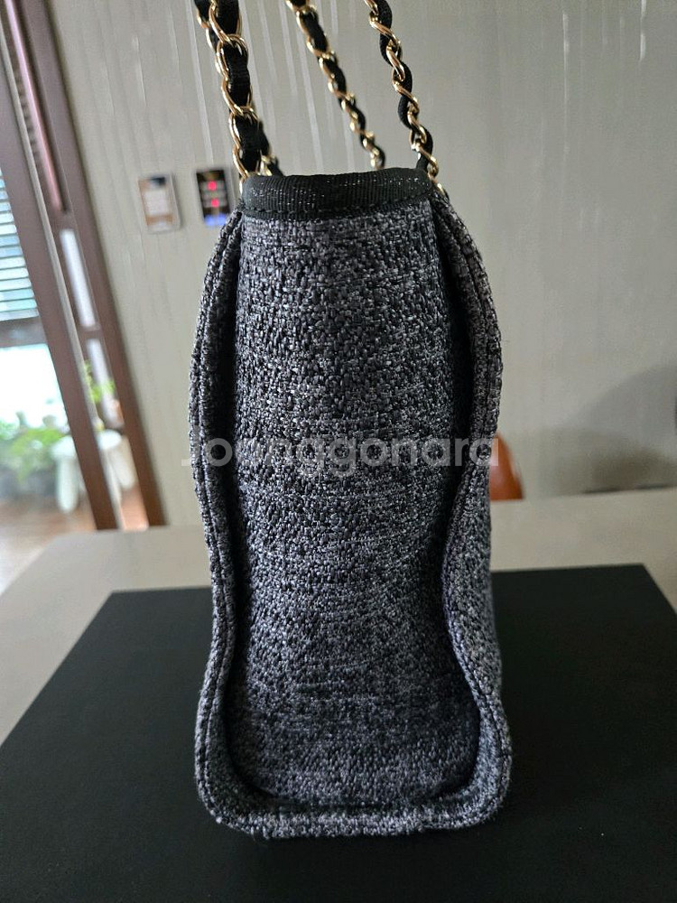 샤넬 도빌백 네이비 스몰 사이즈 정품 팝니다--5