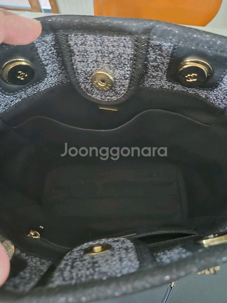 샤넬 도빌백 네이비 스몰 사이즈 정품 팝니다--8