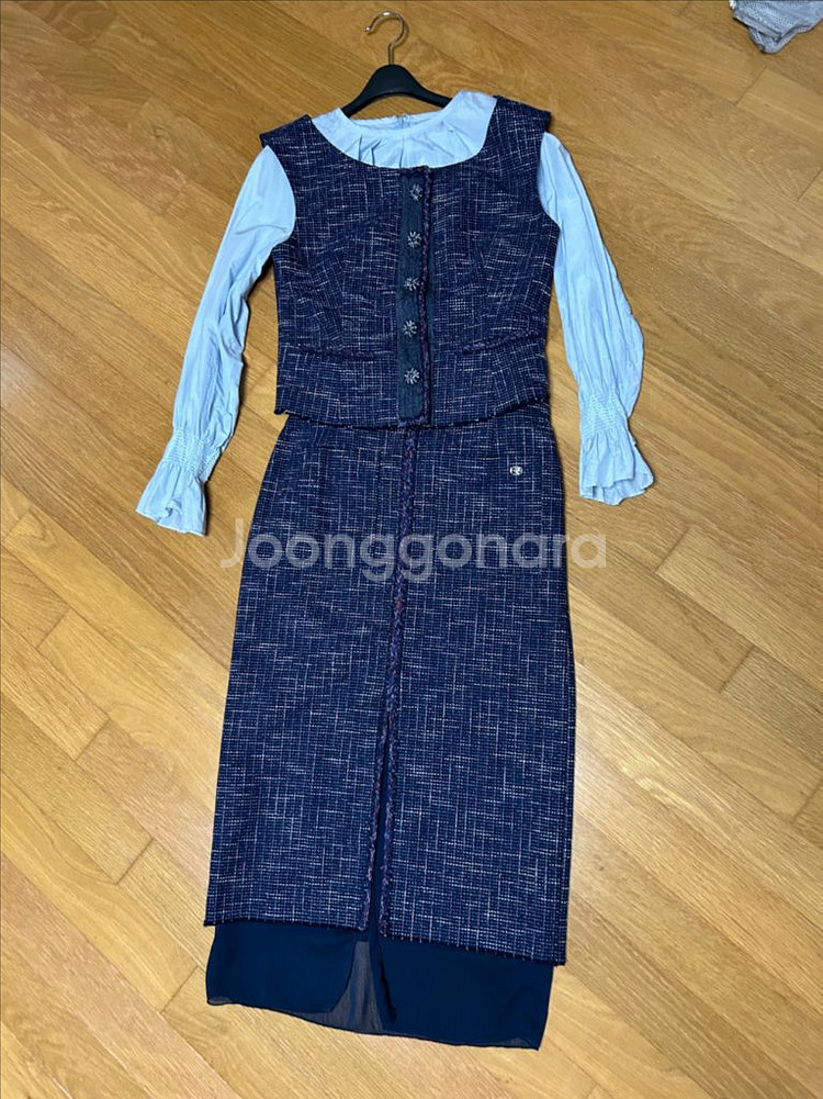 타임 트위드 투피스--1