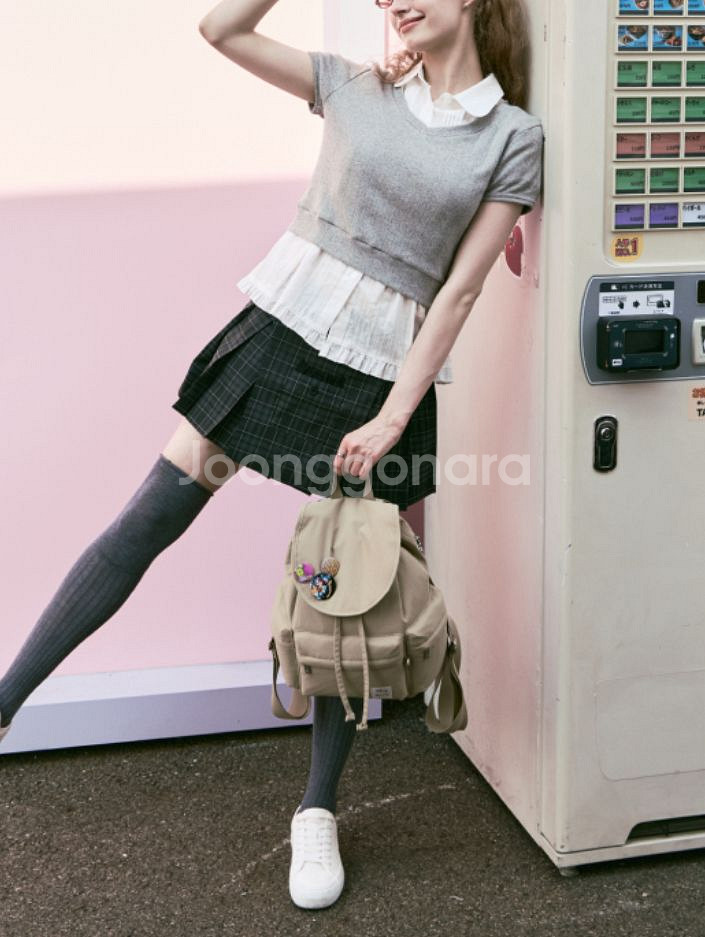 디즈니 세노 백팩 S 베이지--3