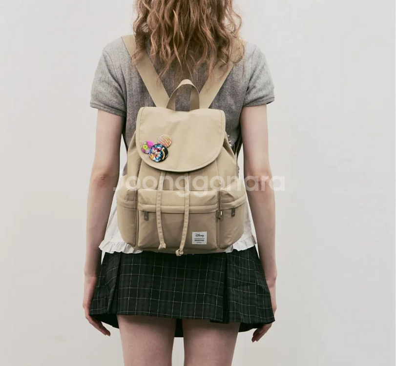 디즈니 세노 백팩 S 베이지--0