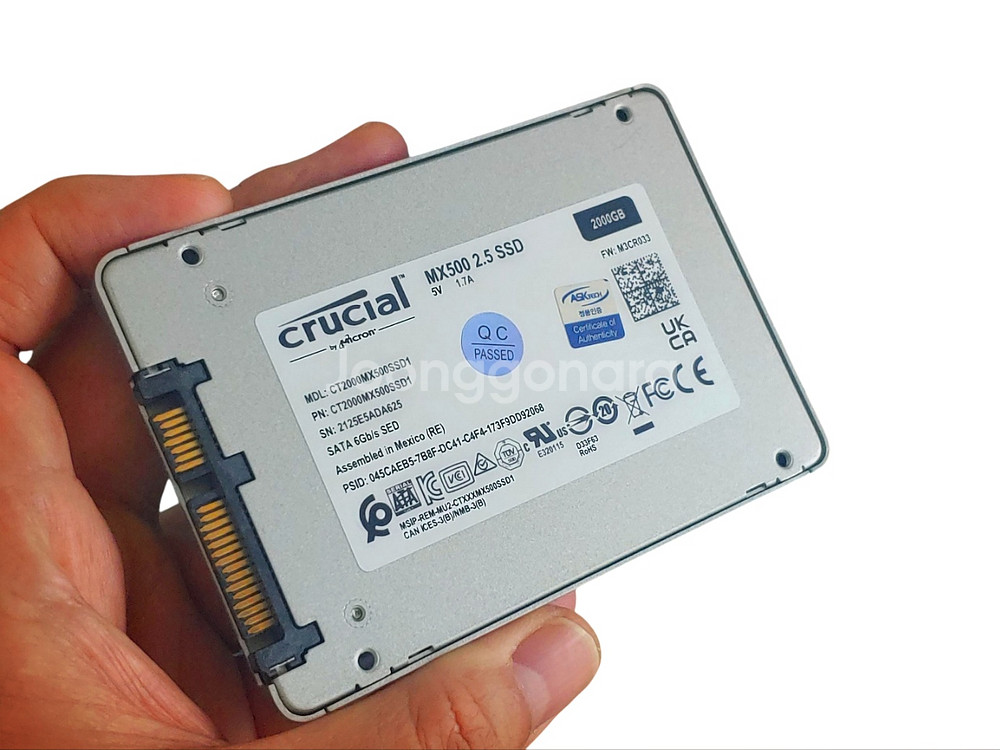 마이크론 MX500 SATA 2.5인치 SSD 2TB--5