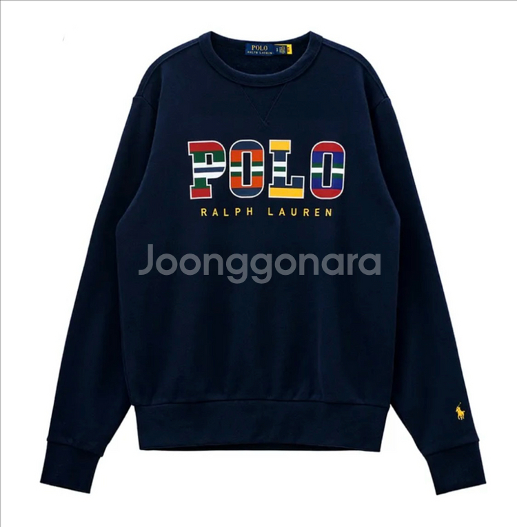 [새상품] 폴로 랄프로렌 맨투맨 (로고 레터링 플리스--0