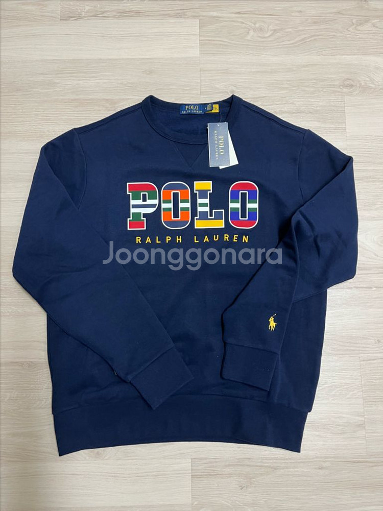 [새상품] 폴로 랄프로렌 맨투맨 (로고 레터링 플리스--1