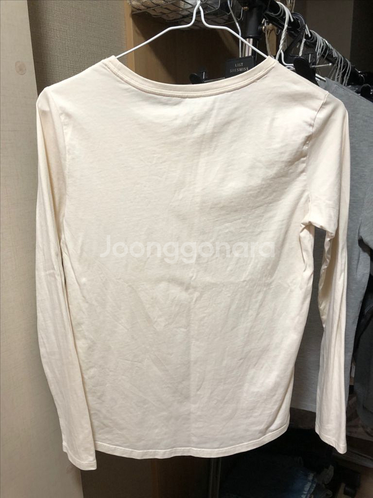 지오다노 맨투맨 티셔츠 5장 일괄 - 17000원 (155)--7