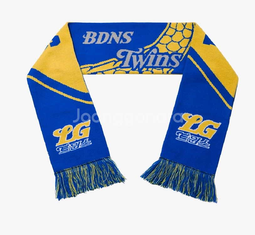 빠더너스 x 엘지트윈스 베이스볼키즈 머플러 블루 옐로우--0