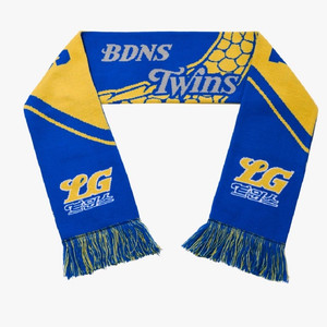 빠더너스 x 엘지트윈스 베이스볼키즈 머플러 블루 옐로우