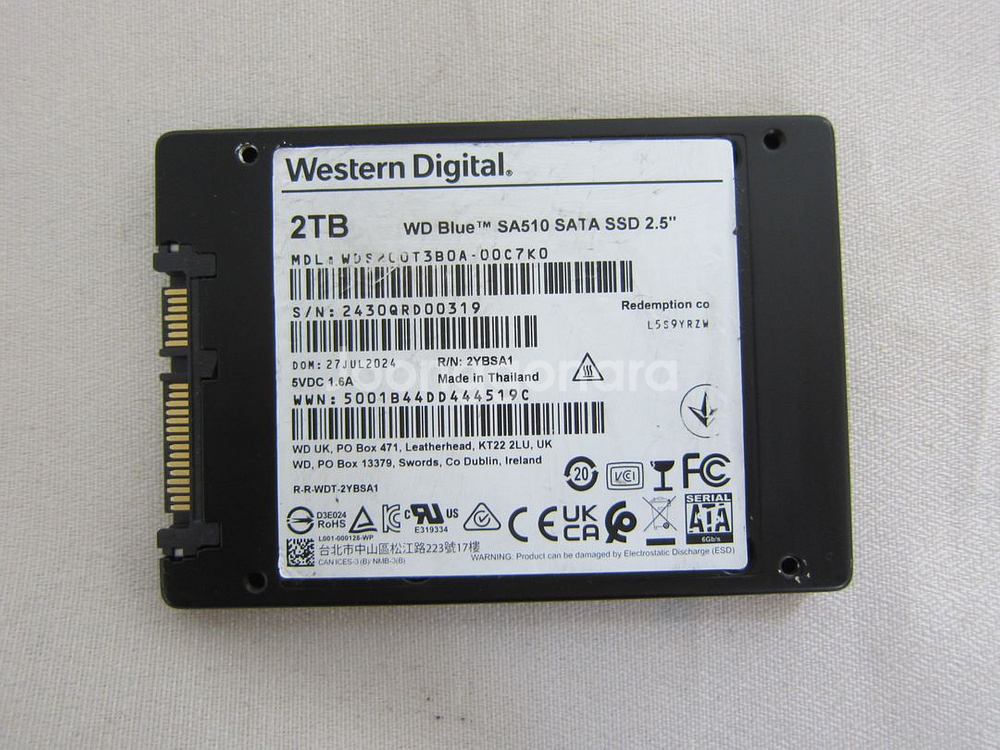 WD Blue SSD SA510 2TB--1