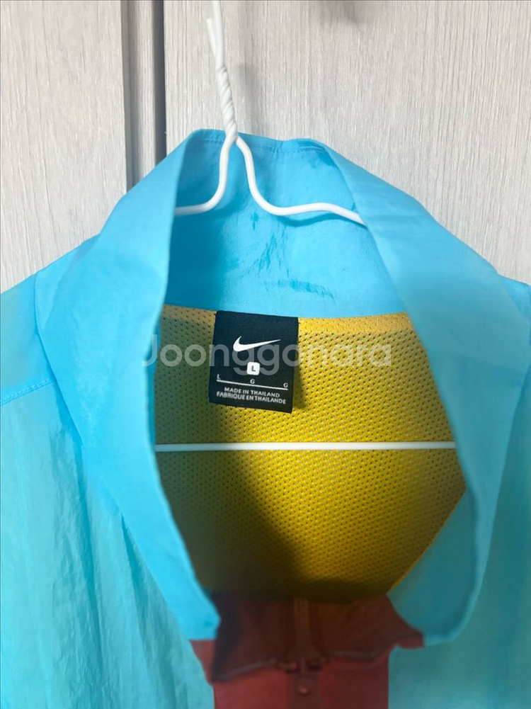 이효리 아노락 나이키 플라이트 우븐 재킷 블루보이드L--2