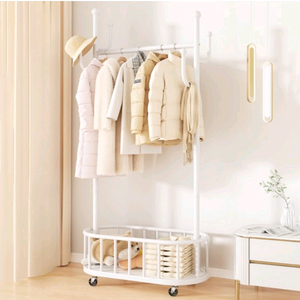 트롤리 다용도 수납행거 골드 화이트 선택가