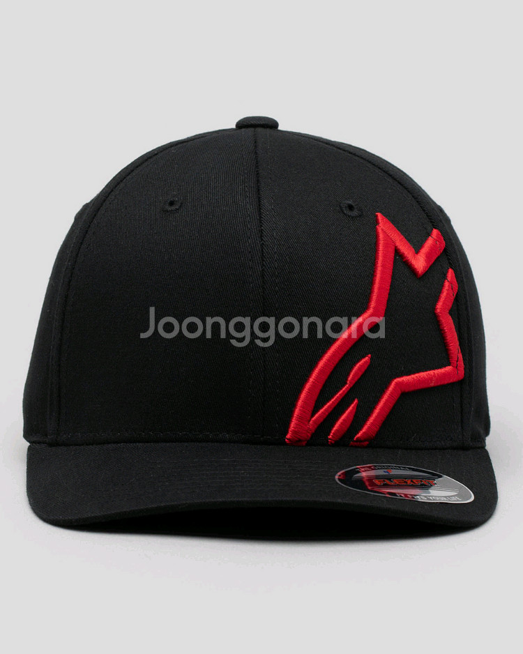 ALPINSTARS 알파인스타 블랙앤레드 캡모자(L~X--4