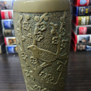 빈티지 황동 장식품 화병