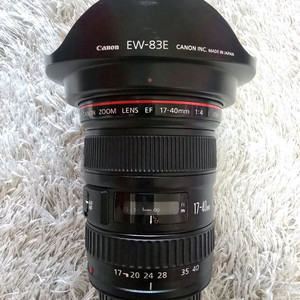 캐논 EF 17-40 F4L 렌즈팝니다.