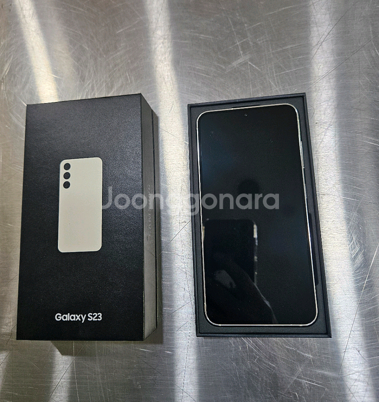 갤럭시 S23화이트 256G 박스포함--0