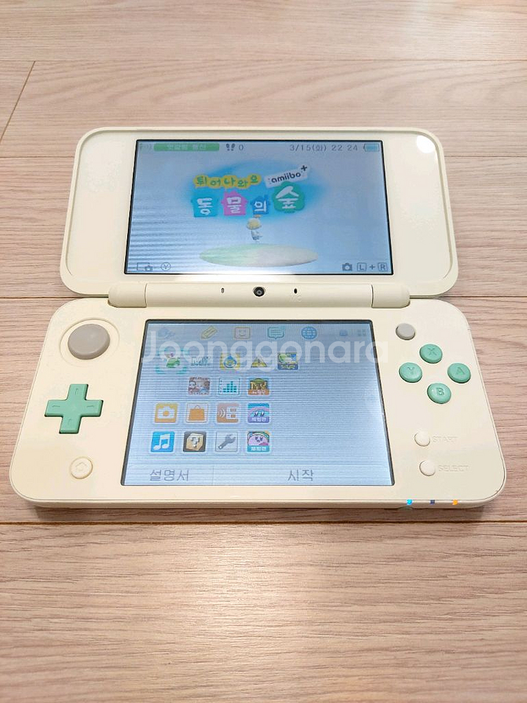뉴닌텐도2dsxl 튀동숲에디션 한글판 풀박스--2