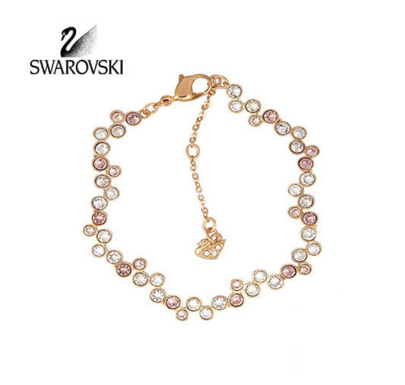 스와로브스키 팔찌 반지 세트--2