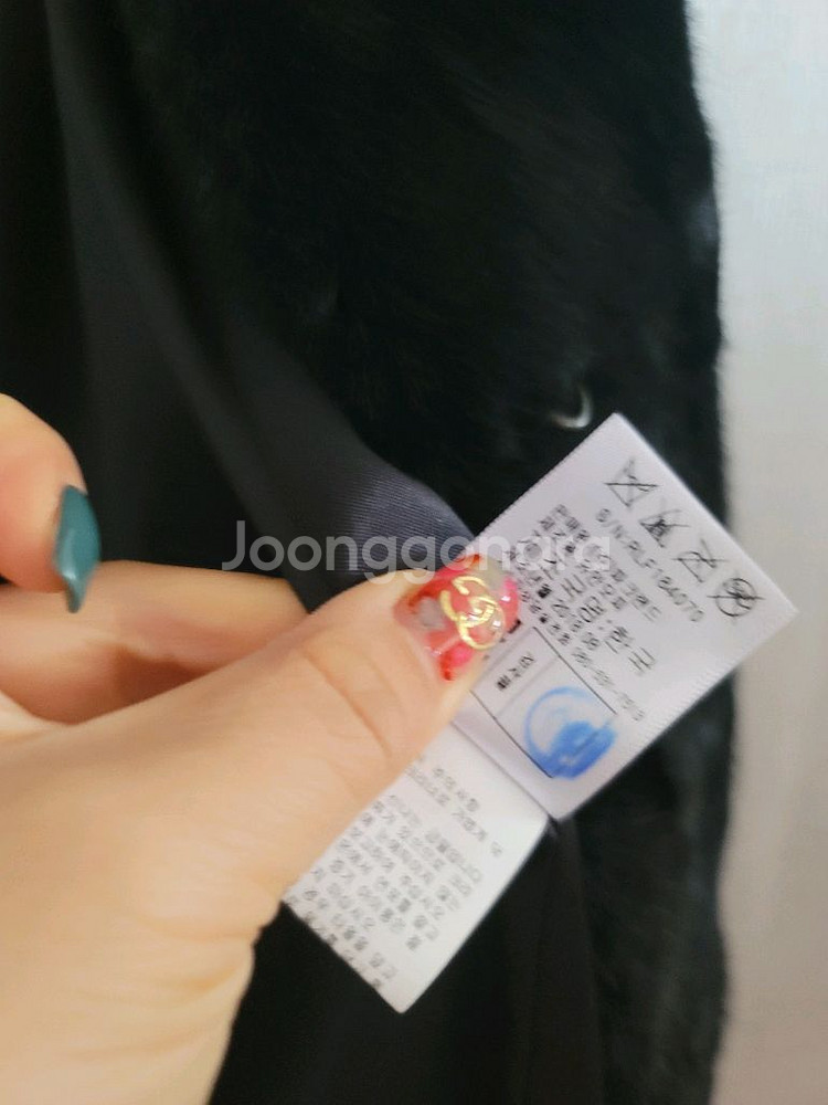 프렐린 롱 밍크코트 12만--8