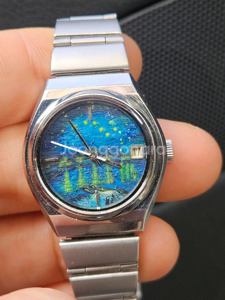 고흐별밤 빈티지시계 수동--1