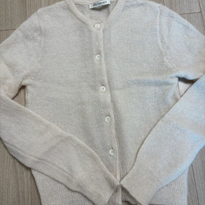 보세 파티수 키드모헤어 파인울 라운드넥 가디건