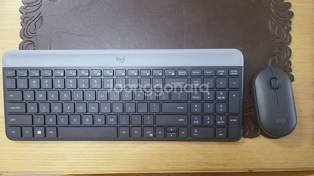 로지텍 K470+M350 무선 무소음 키보드 마우스--0