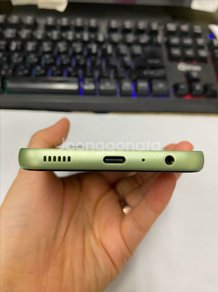 자급제 갤럭시A24 그린 SS급 128GB 무잔상--7