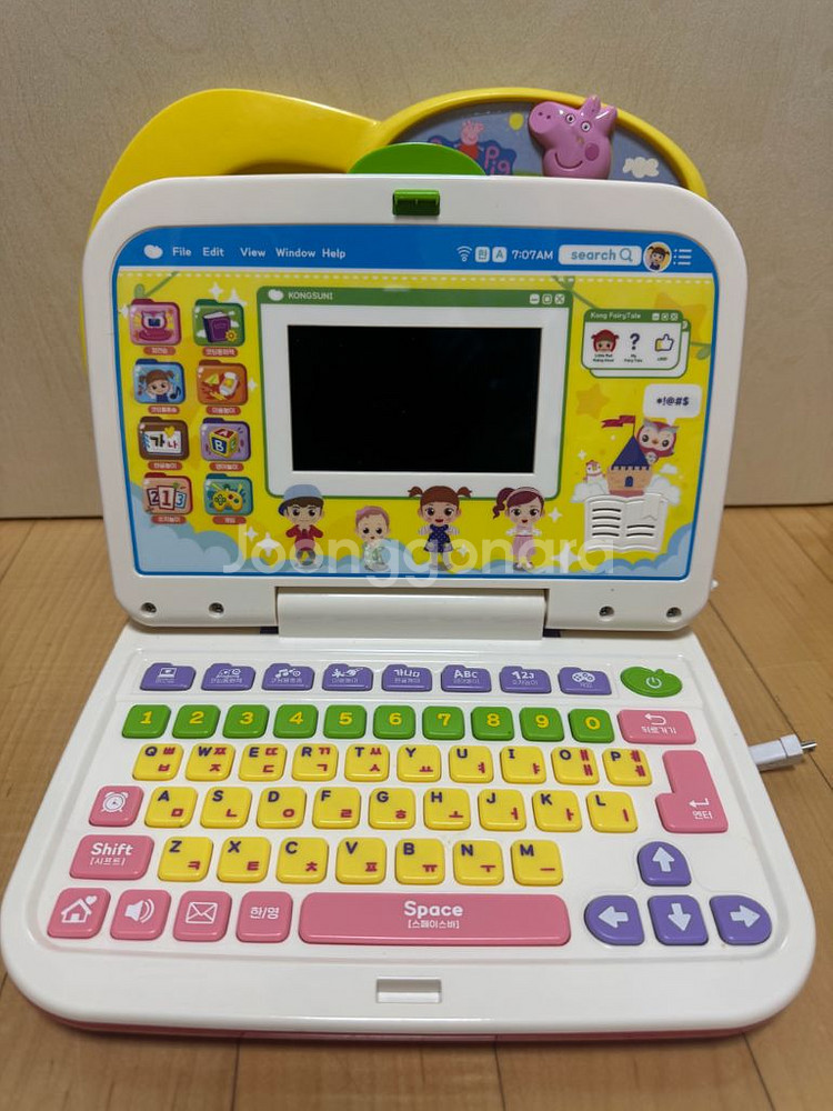 콩순이 코딩 컴퓨터&페파피그 영어학습기--1