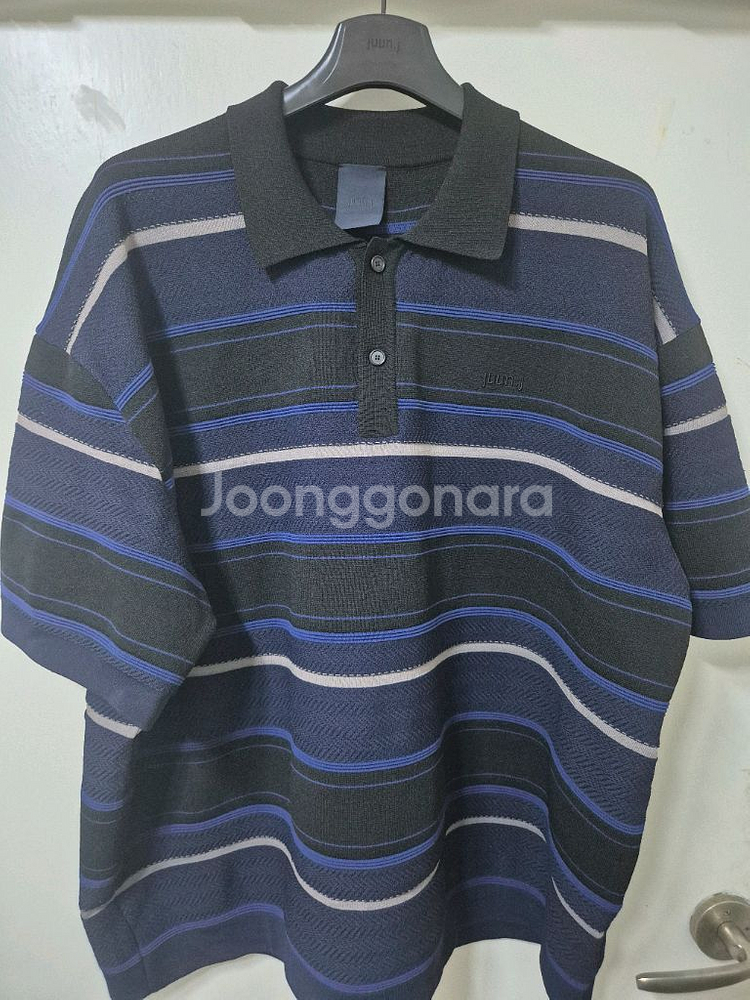 준지 25SS 스트라이프 티칼라 니트 L--0