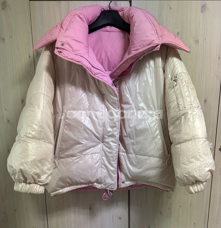 럭키슈에뜨 리버서블 패딩--4