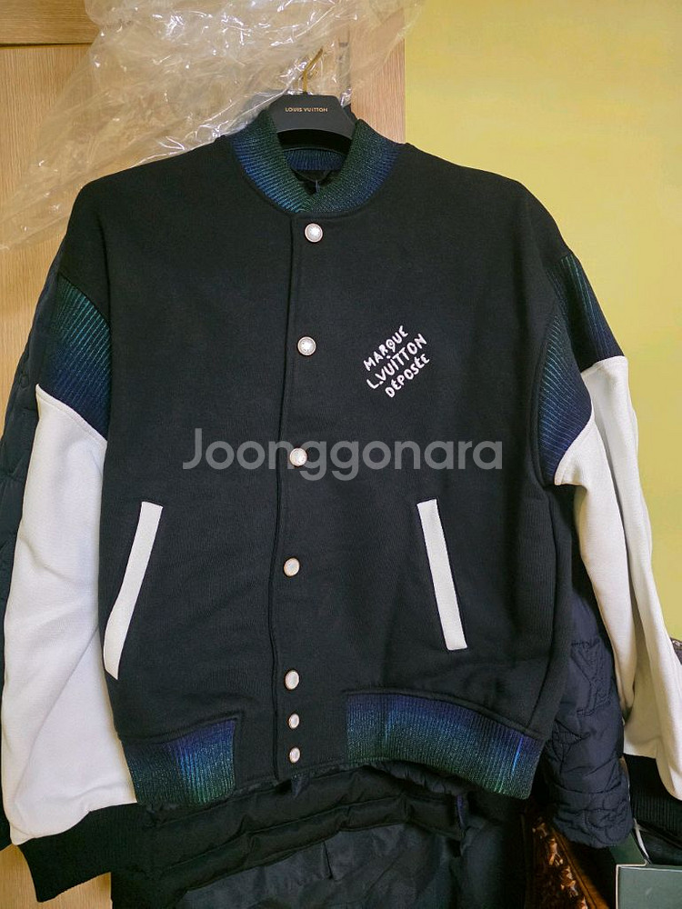 루이비통 코튼 져지 바시티 블루종(새상품)--2