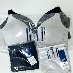 [미착용/새상품급] GAP 브라렛 팬티 세트 블랙 속옷