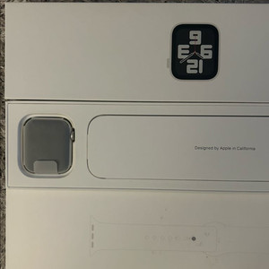 정품 애플워치 SE 2세대 44mm gps 실버