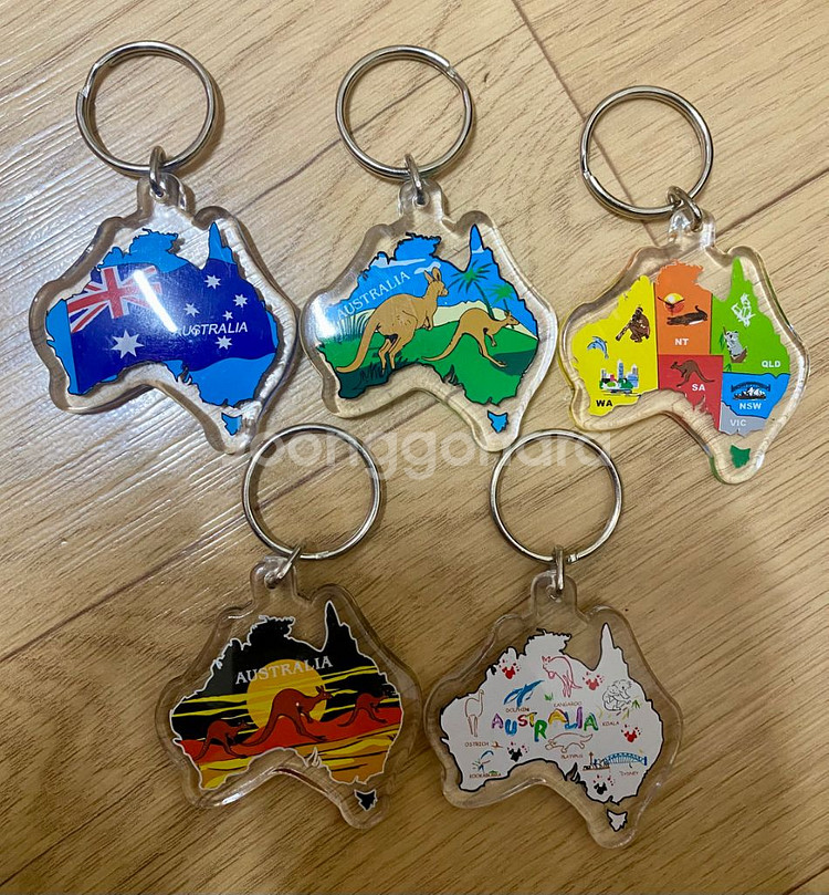 오스트레일리아 호주 키링 5종류 판매합니다--0