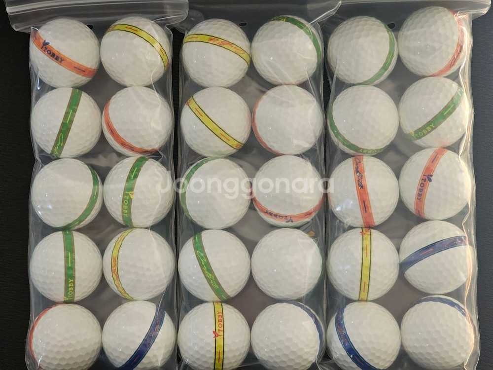 토비 저압축 대회공인구 골프공A+급30개 로스트볼--1