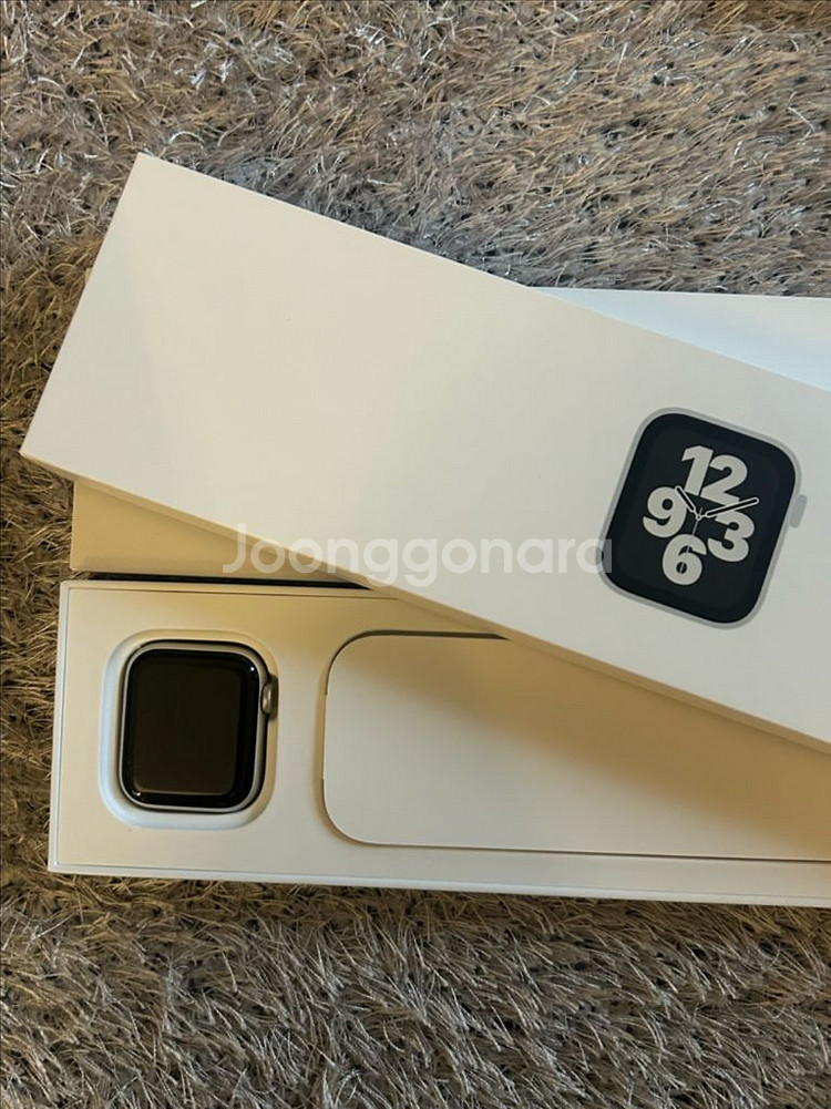 정품 애플워치 SE 2세대 40mm gps 실버--0