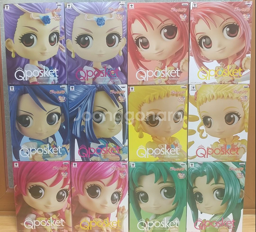 12종택포)프리큐어 큐 포스켓 미개봉 정품 피규어 일괄--0