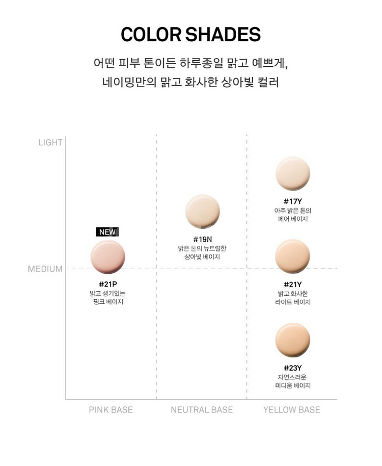 네이밍 레이어드핏 쿠션 21Y(본품+리필)--4