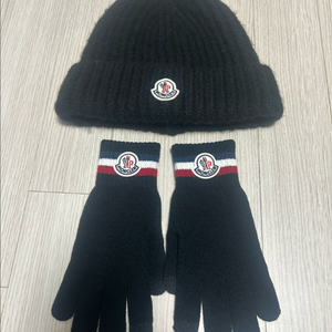 몽클레어 비니 장갑 세트