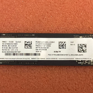 삼성 NVMe Gen4 PM9C1 512GB PM9A1
