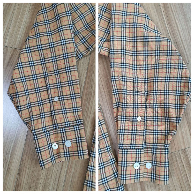 버버리 남성 체크 셔츠 8004263--4