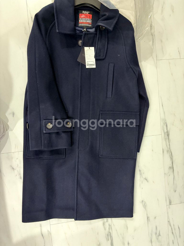 무신사 발칸 코트 네이비--3