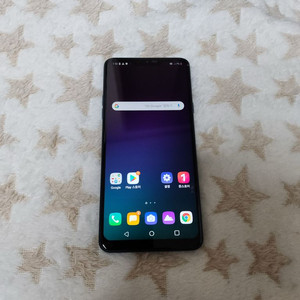 LG휴대폰Q9 64G. 전면부오른쪽하단쪽유리파손