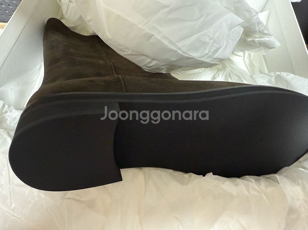 새상품) 에토스 누벅부츠 딥브라운 255--8