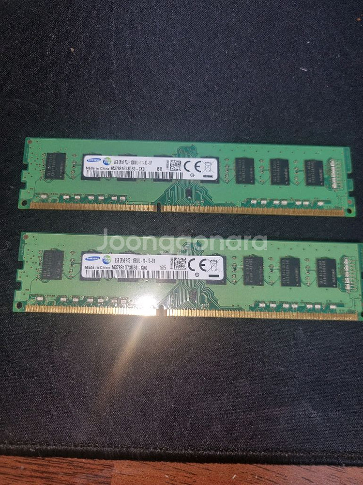 삼성 DDR3 8GB 메모리 PC3 12800U팝니다--0