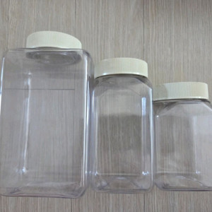 사각 투명 플라스틱병