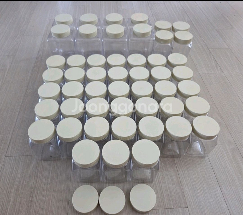 사각 투명 플라스틱병--2