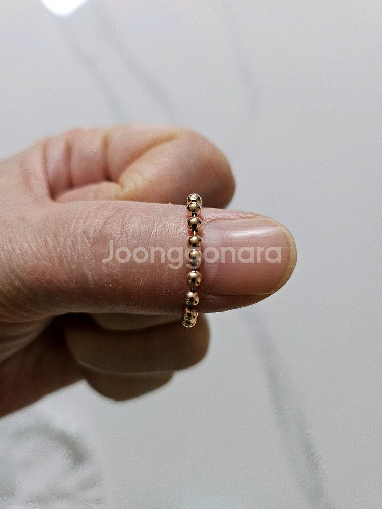 18k 볼체인반지--2