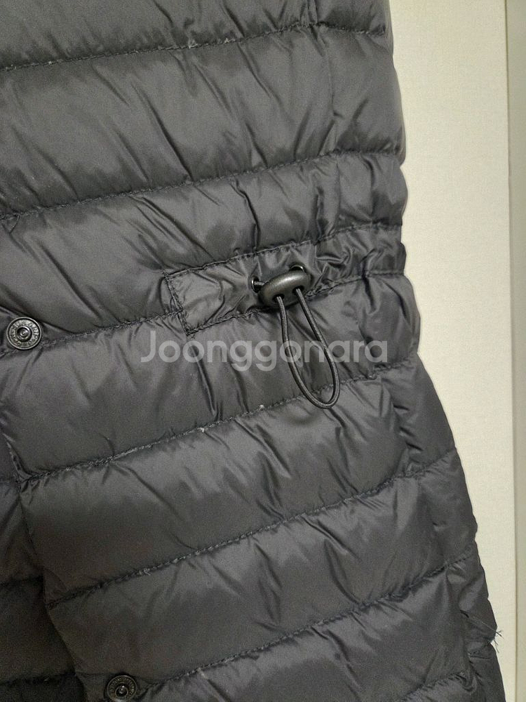 르꼬르망 덕다운 여성롱 패딩조끼 S사이즈--2